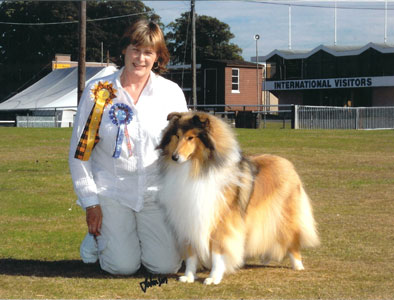 Val with an Ingledene Rough Collie